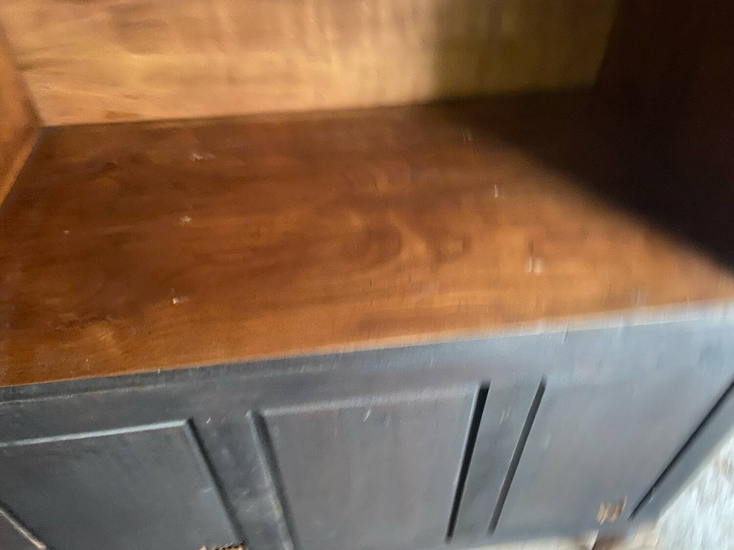 Secretary with a Walnut Drop Leaf