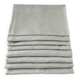 8 serviettes en fil de lin, trousseau d'Amandine