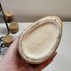 Liqueur service Vallauris ceramic faux wood