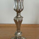 Louis XIV style silver metal candle holder