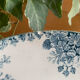 Antique earthenware compotier by Clairefontaine L.G.
