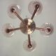 Venetian chandelier in amethyst Murano glass, circa 1920