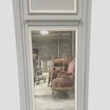 Louis XVI style trumeau in wood and patinated stucco 20th century