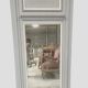 Louis XVI style trumeau in wood and patinated stucco 20th century