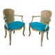 Paire de fauteuils style Louis XV