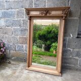 Carved wooden mirror, 168x112 cm