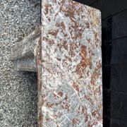 Cheminée régence en marbre gris des Ardennes, XVIIIème siècle