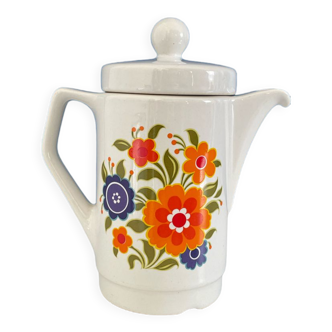 Théière cafetière années 70 porcelaine