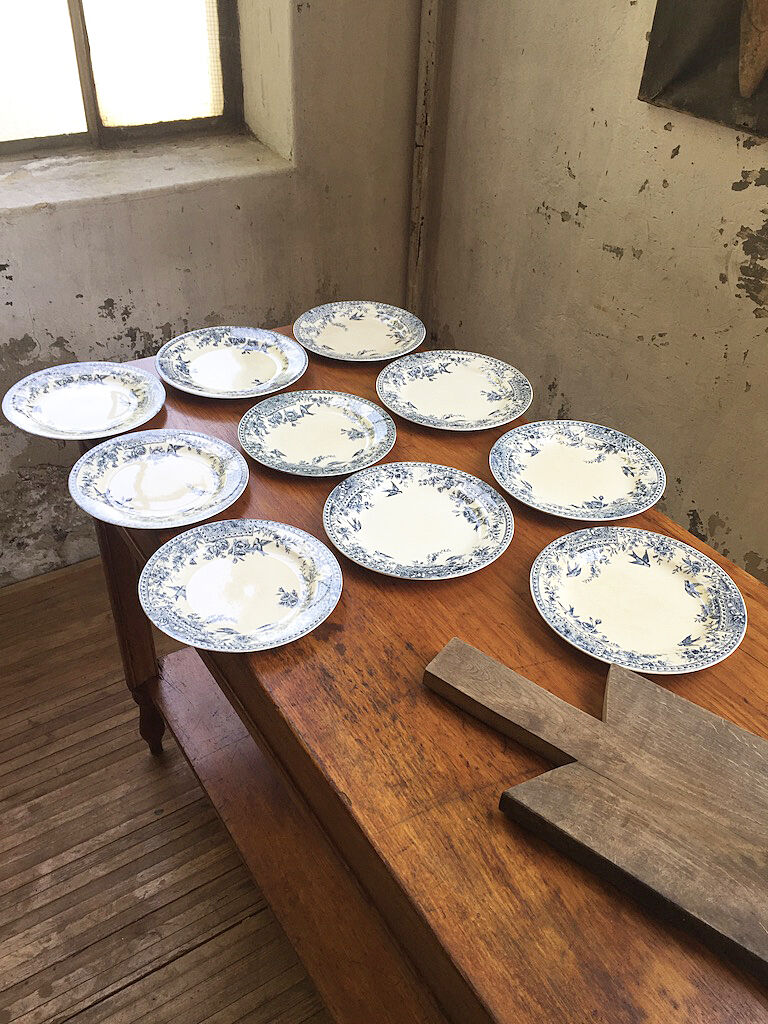 Set 10 plates Fer Fer Cerès