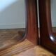 Central-footed rosewood round table