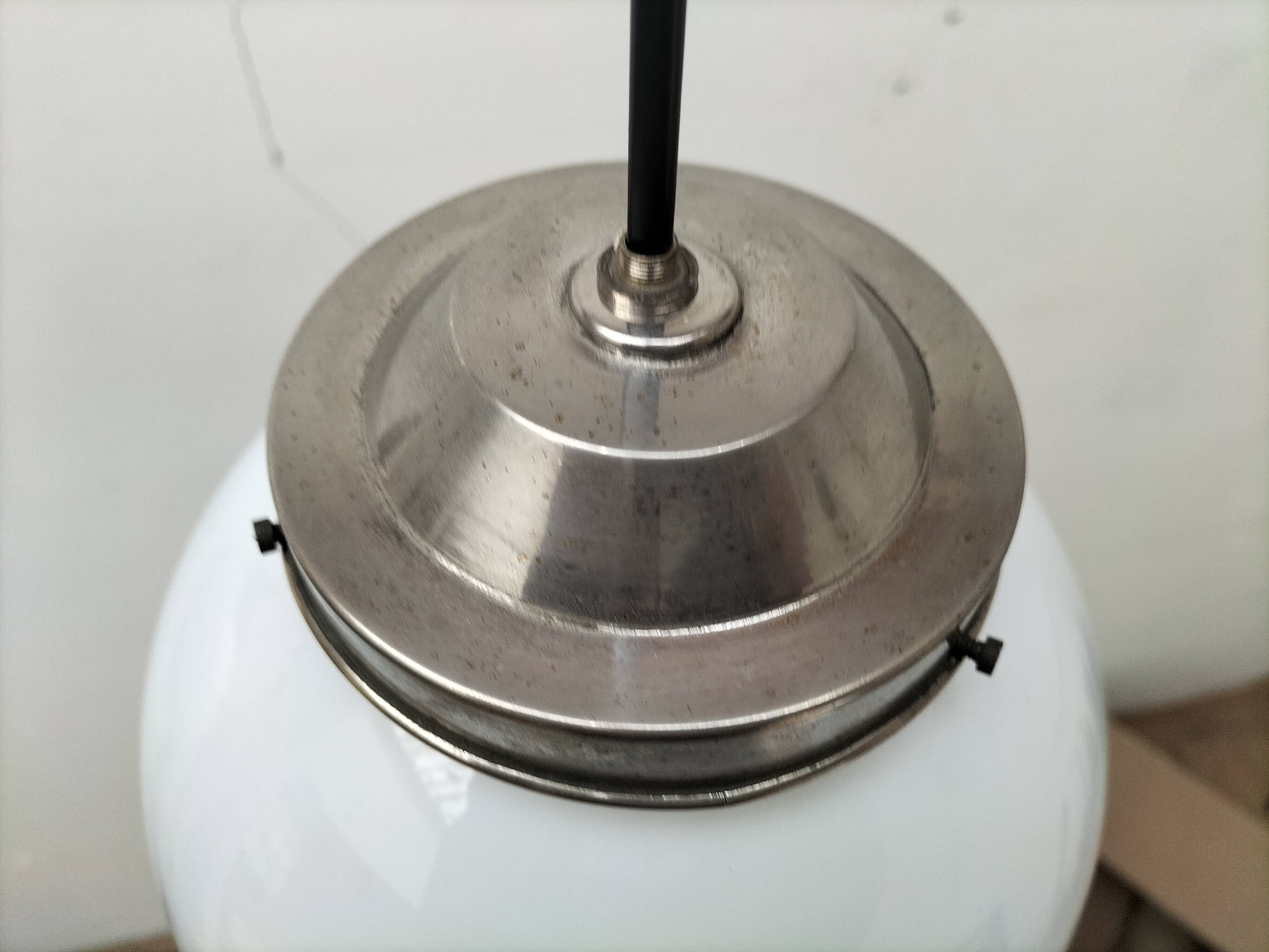 Opaline pendant lights