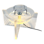 Lampe / Sculpture Italienne en Plexiglas, 1980