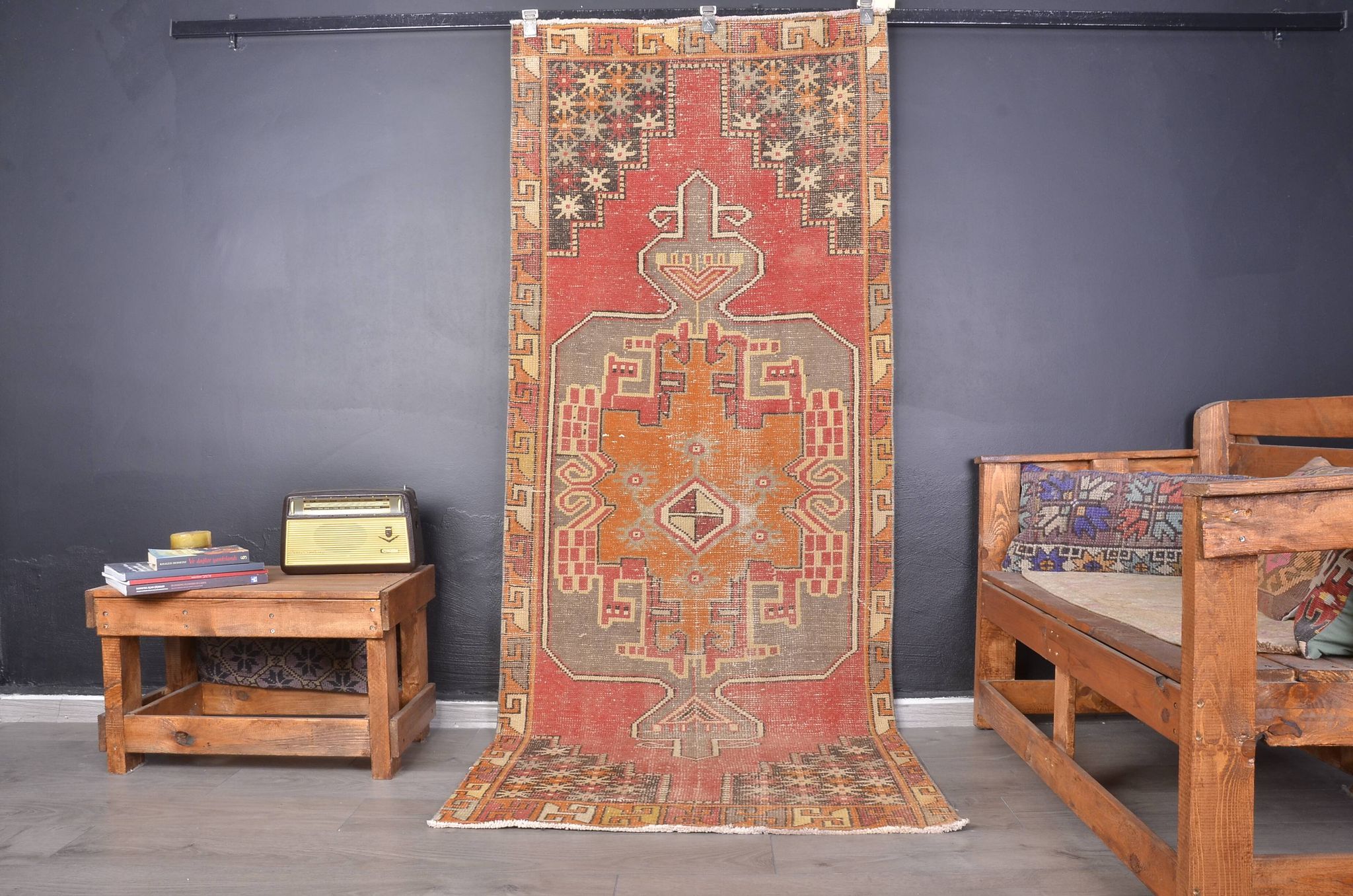 Tapis floral kurde d'Anatolie sku2501