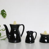 Cafetière pot à lait et sucrier Waku, résistant à la chaleur, céramique allemande, Vintage