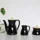 Waku coffee maker, milk and sugar pot, heat-resistant, German ceramics, Vintage