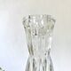 Pair of glass candlesticks