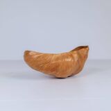 Set of 3 bowls in organic burl wood from Swedish folk art, circa 1960-1970.