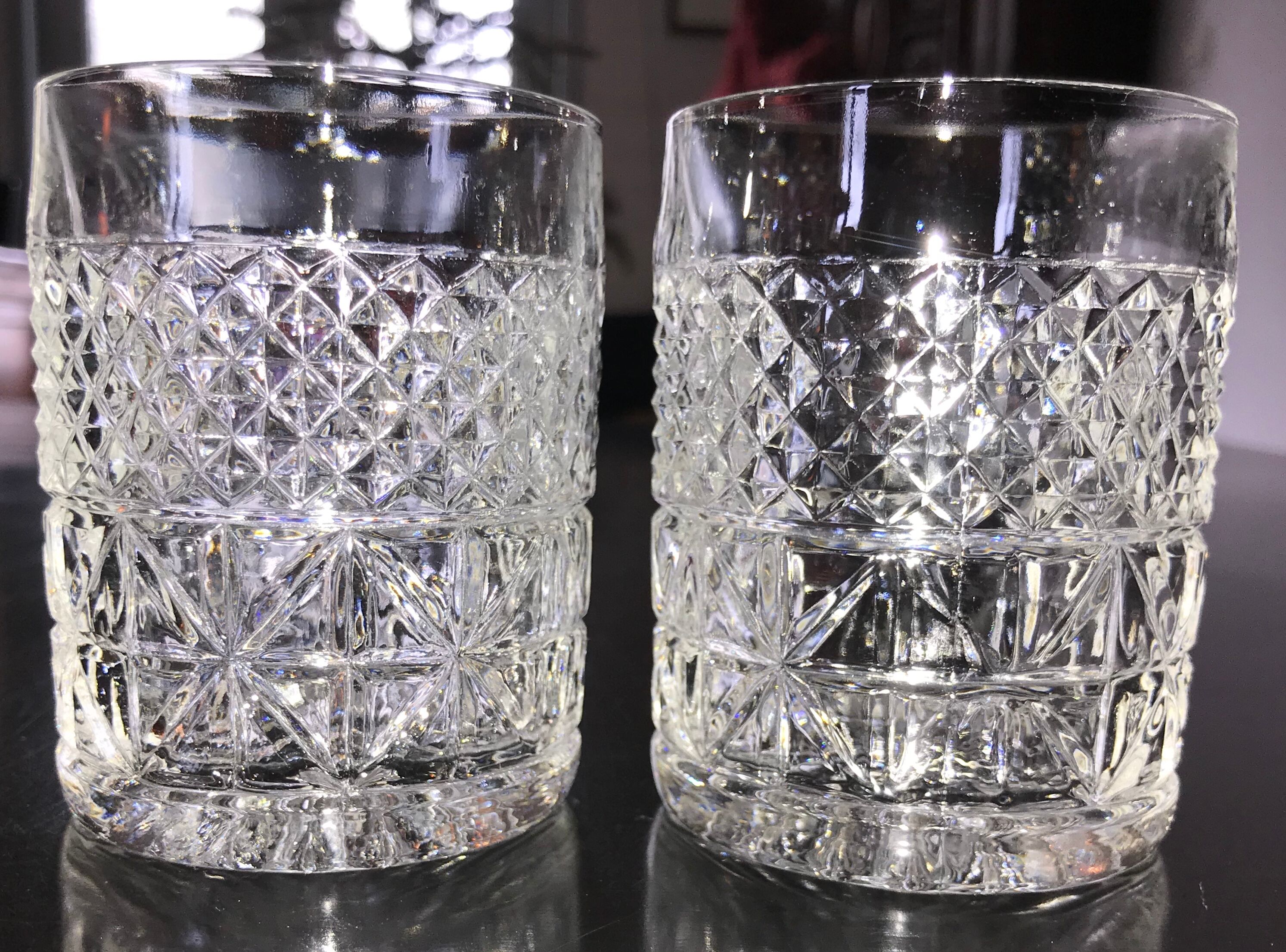 Paire de verres à whisky