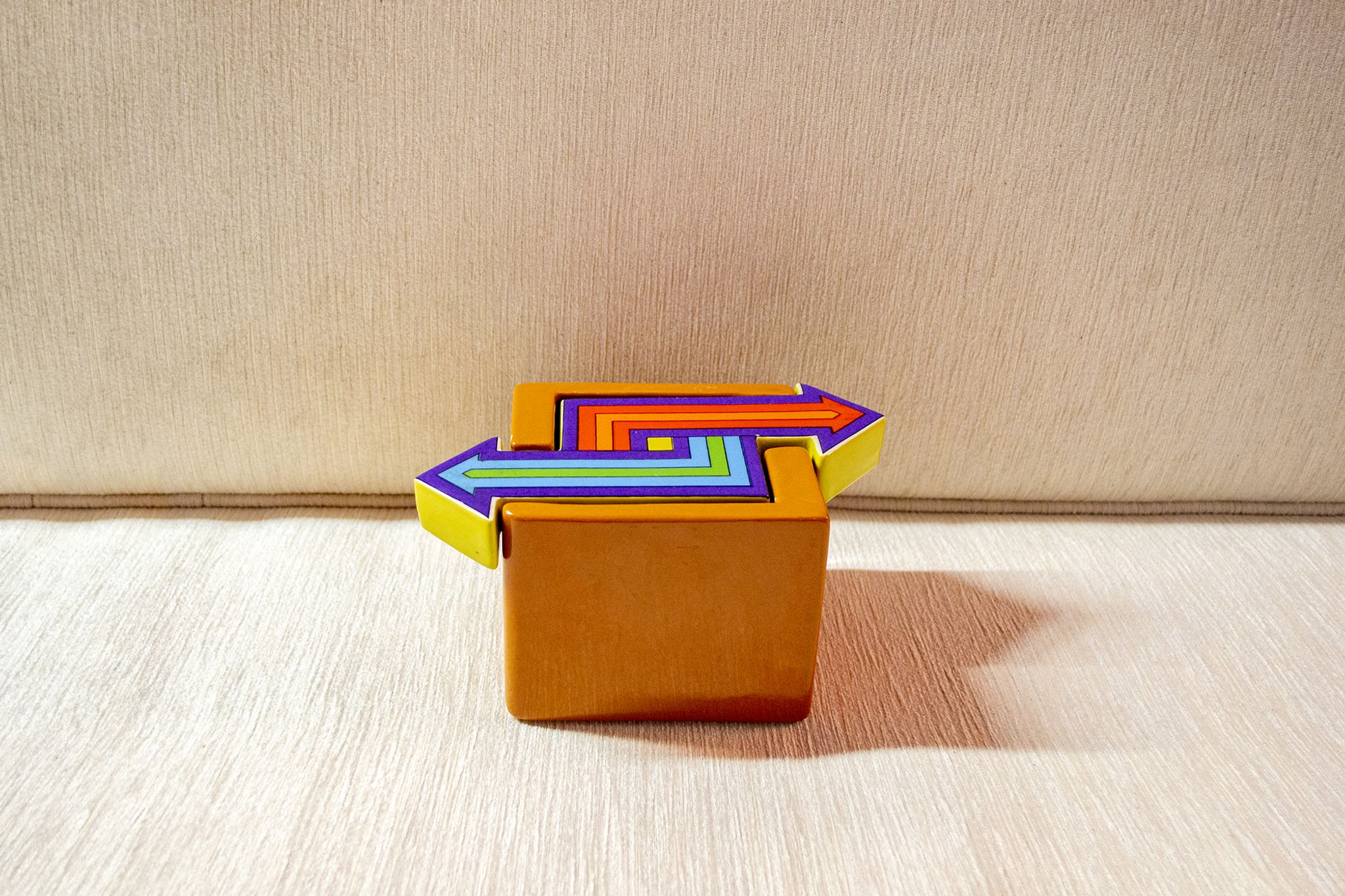 Titano series container vase by Isa Ceramiche San Marino, 70s