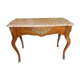 Gueridon middle table console marble tray of the 19th century