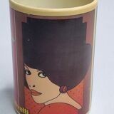 Vintage pencil pot 80s, pop art, Olivetti