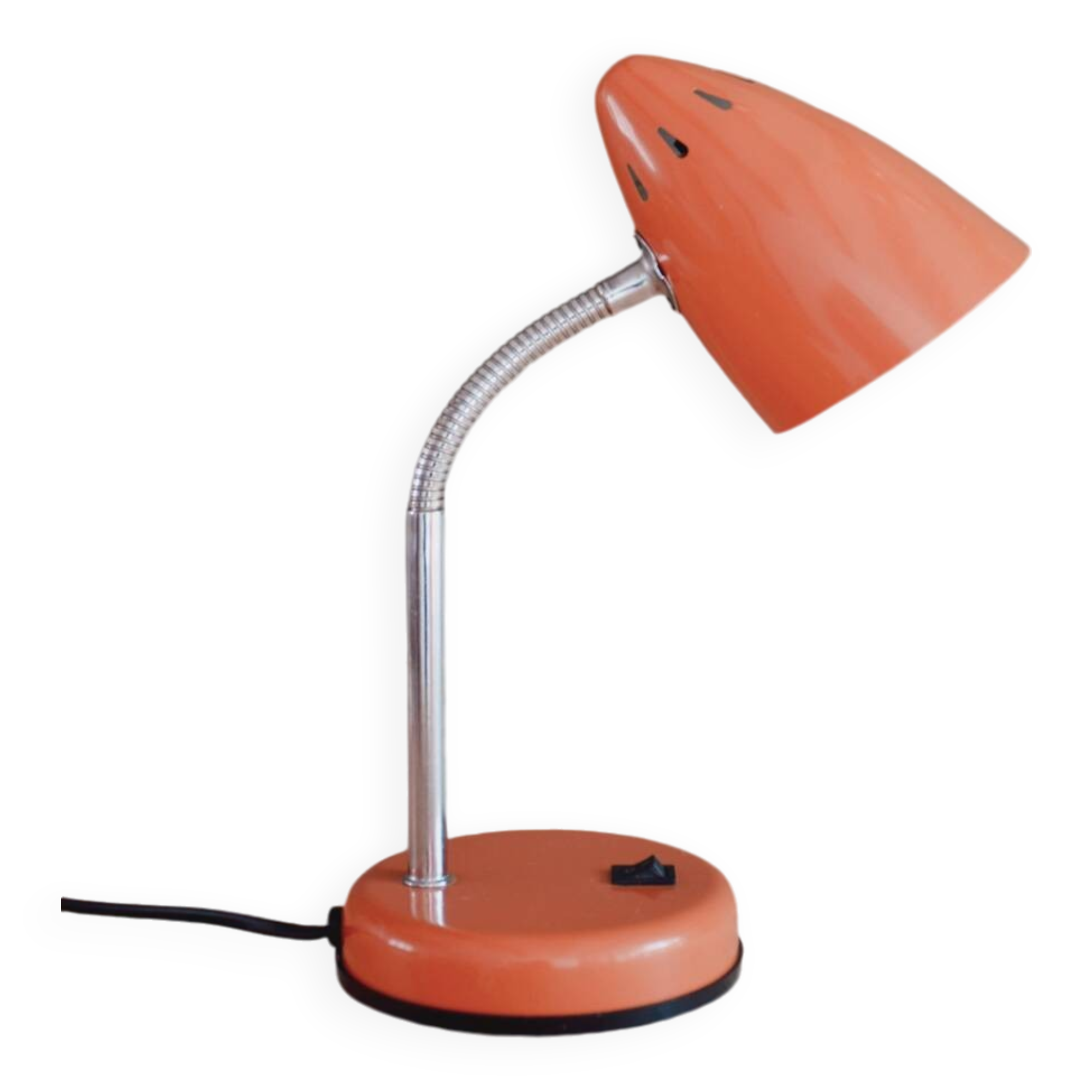 Lampe de bureau Space Age orange