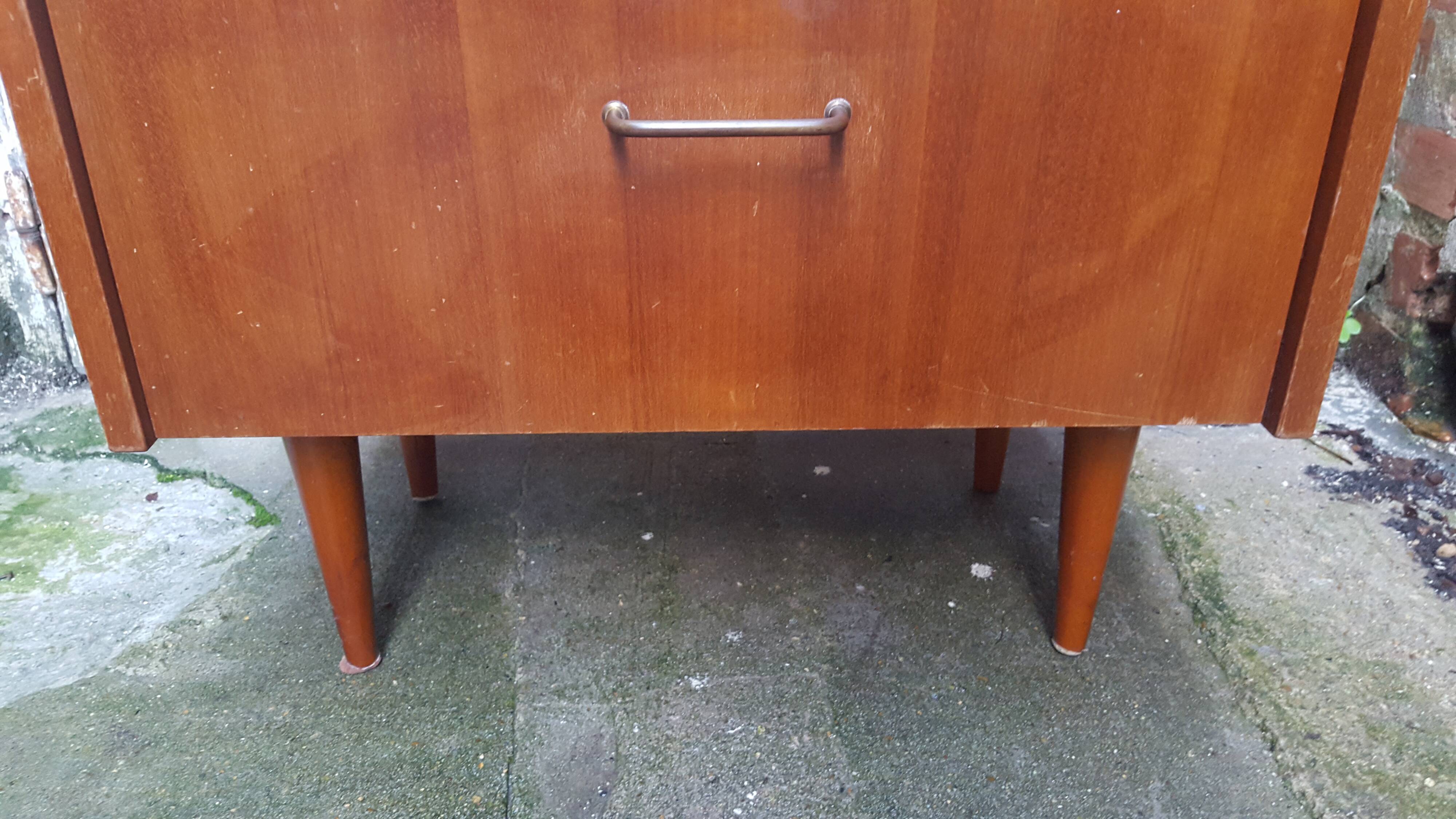 50 year Scandinavian bedside table