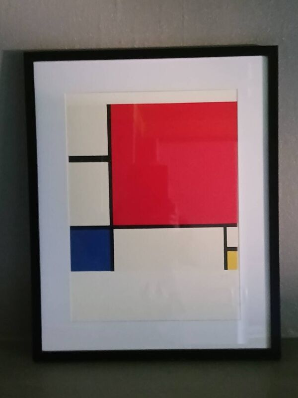 Paire lithographies Piet MONDRIAN  modèles à 250 exemplaires