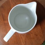 Pot à lait en porcelaine blanche d'1,75 litres
