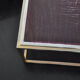 Table low brass plexiglas 1970