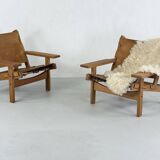 Armchairs model 168 "Jadtstol" by Kurt Østervig for KP Mobler - 1960s