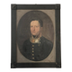 Antique Large Military Portrait Painting of a German Baron, 1870