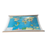 World map of Tunisia