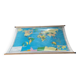 World map of Tunisia