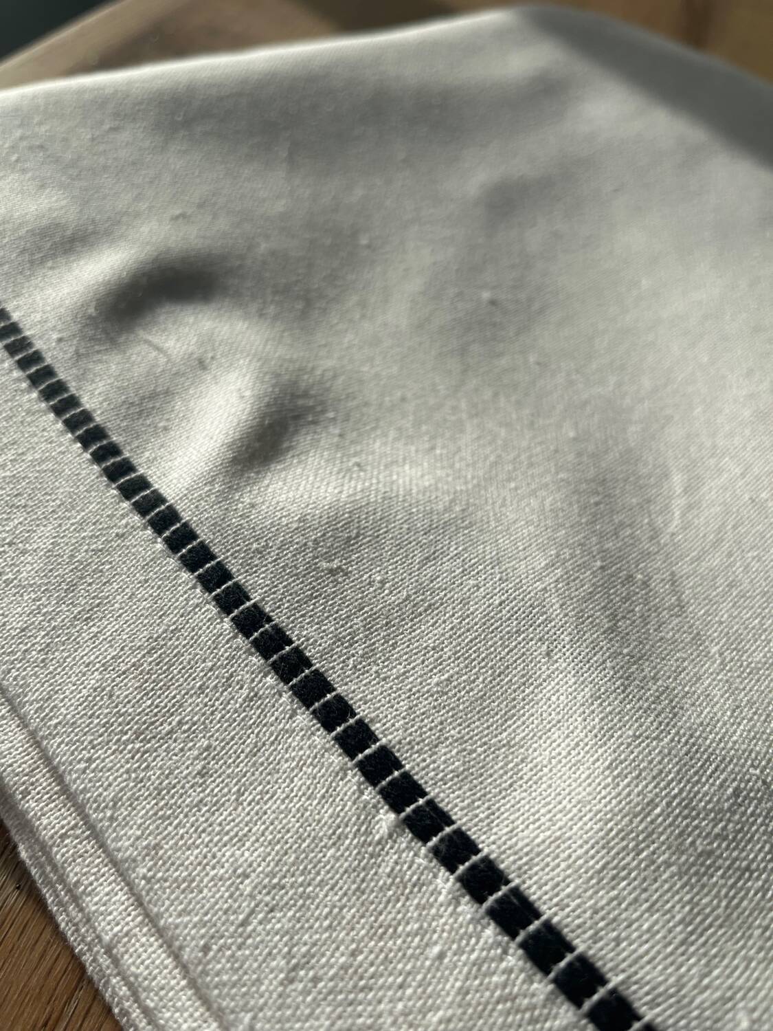 Embroidered cotton tablecloth