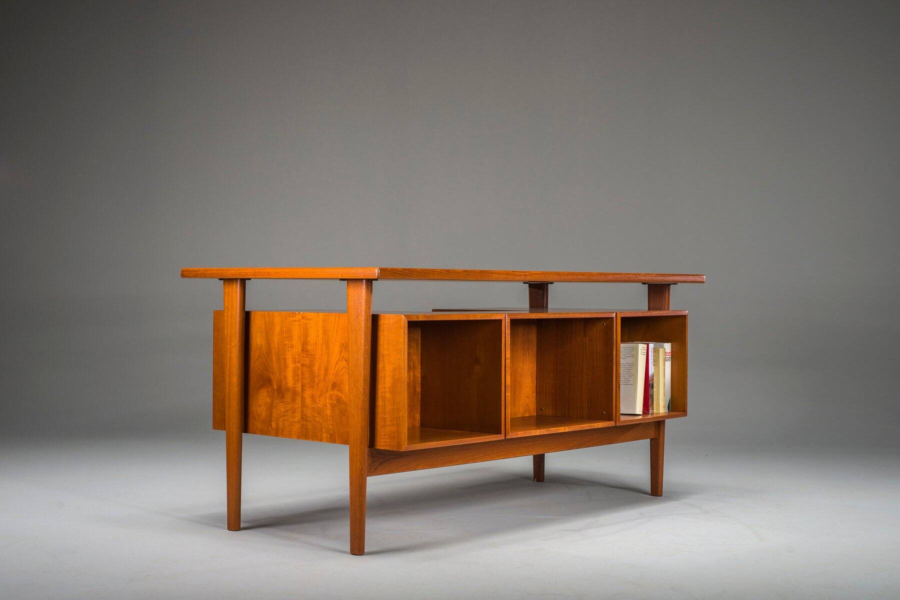Danish teak desk by Kai Kristiansen for FM Møbler, 1960s