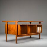 Danish teak desk by Kai Kristiansen for FM Møbler, 1960s