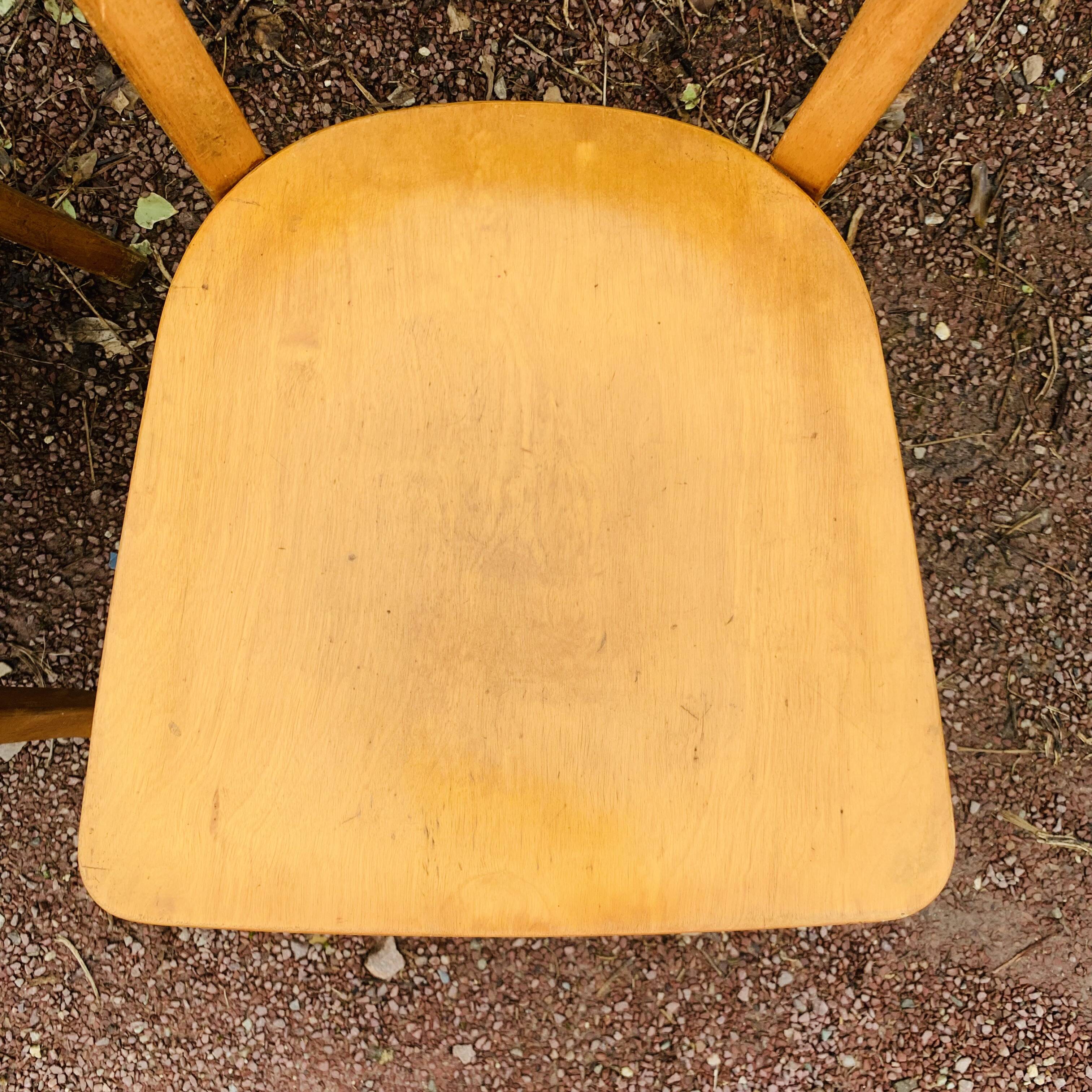 Set of 6 60s bistro chairs
