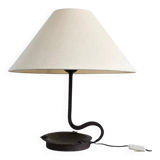 Lampe brutalist ferre forgé cendrier wavy