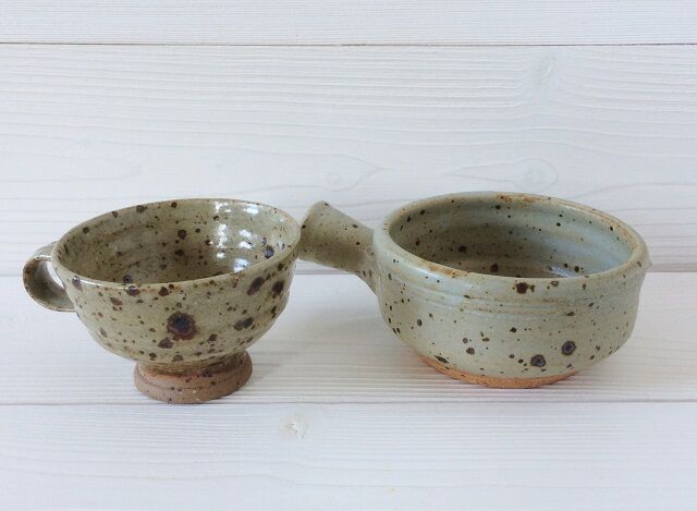 Gustave Tiffoche 70s Pyrets Sandstone Cup Lot