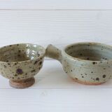 Gustave Tiffoche 70s Pyrets Sandstone Cup Lot