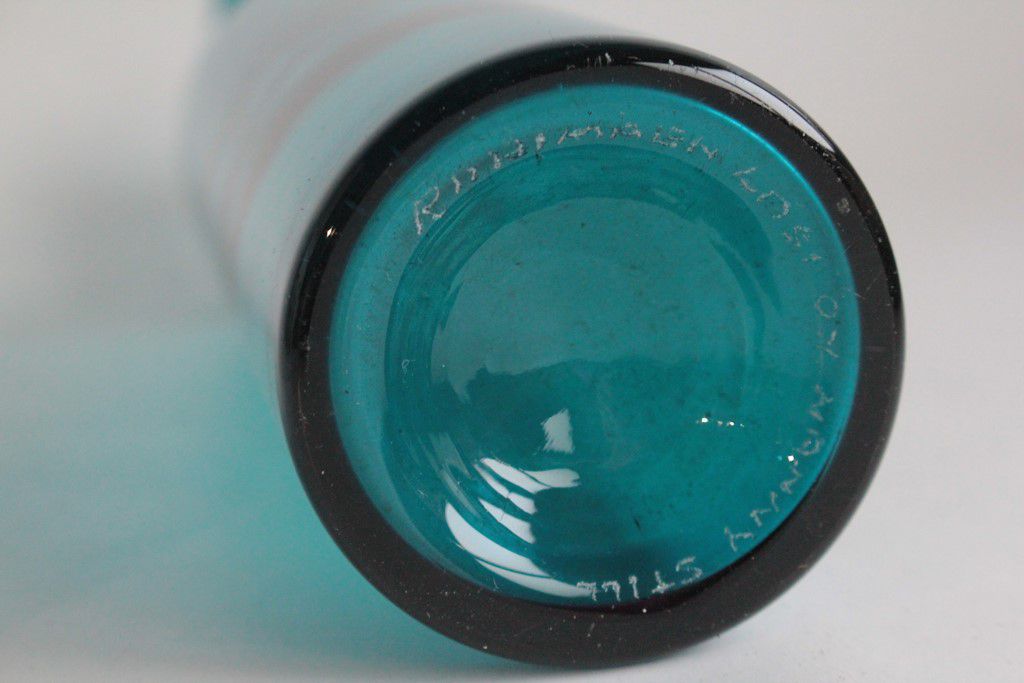 Glass bottle by Nanny still for Riihimäen Lasi O.Y Finland