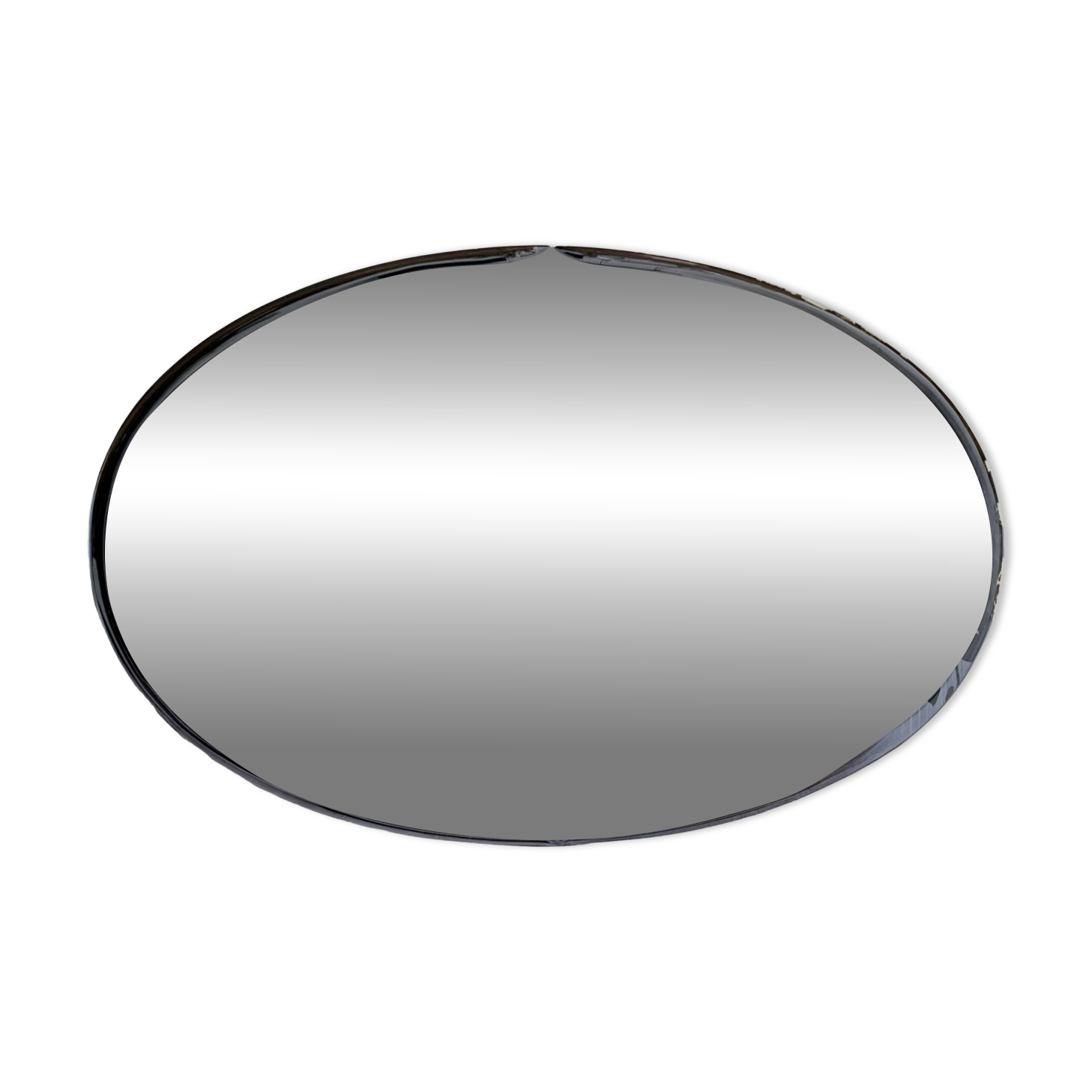 Miroir mural vintage par Metalvetro pour Galvorame – Italie 1966 – 89x59cm
