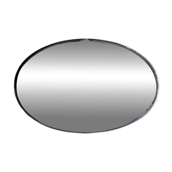 Miroir mural vintage par Metalvetro pour Galvorame – Italie 1966 – 89x59cm