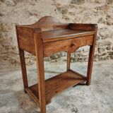 Antique Oak Washbasin Console – 1900-1920
