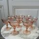 Series of 8 Rosaline champagne glasses