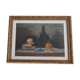 Old still life painting orange