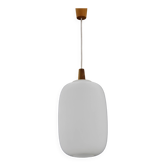 Suspension en verre uluv des années 1970, tchécoslovaquie