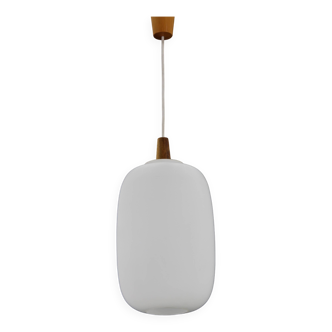 1970s uluv glass pendant, czechoslovakia