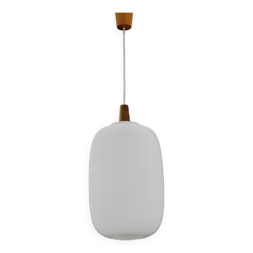 Suspension en verre uluv des années 1970, tchécoslovaquie